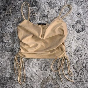 Spaghetti strap crop top